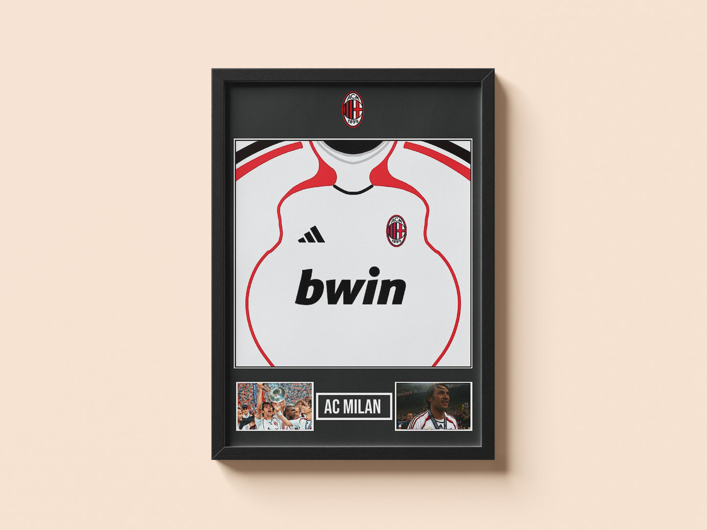 AC MILAN RETRO POSTER