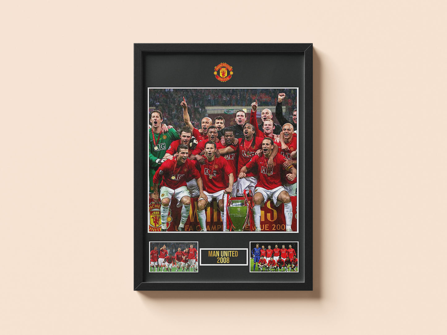 MAN UNITED 2008 POSTER