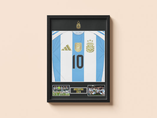 ARGENTINA 2024 SHIRT POSTER
