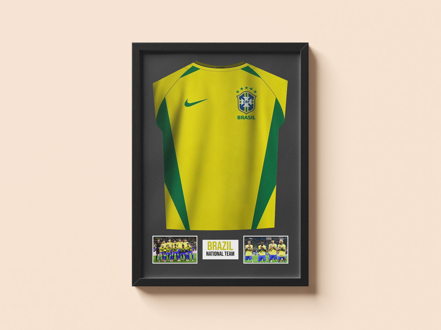 BRAZIL NATIONAL TEAM POSTER