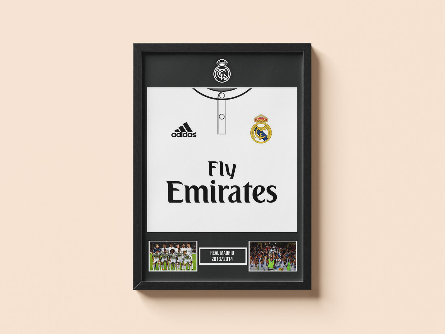 REAL MADRID 2014 SHIRT POSTER