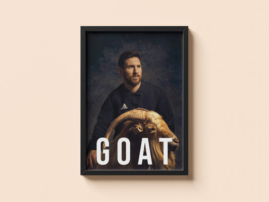 MESSI GOAT POSTER