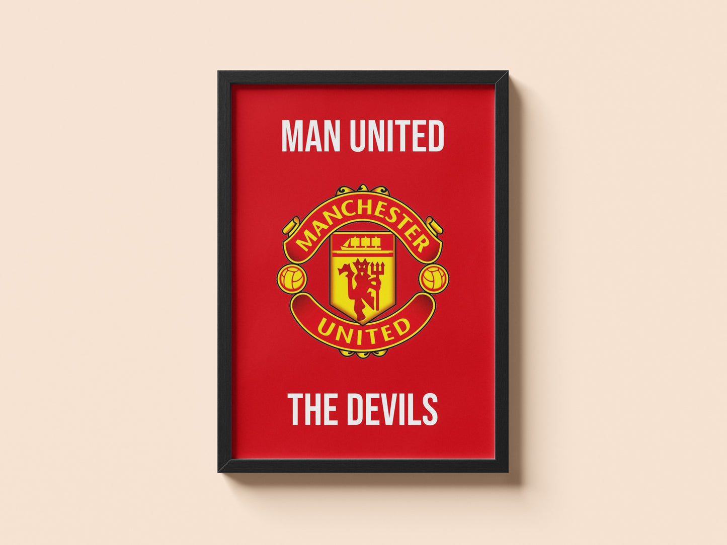MAN UNITED DEVILS POSTER
