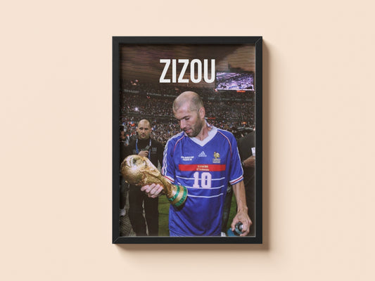 ZIDANE ( WORLD CUP) POSTER